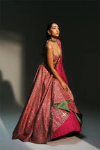 Lehenga Blouse Dupatta Rani Pink