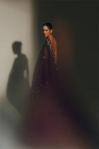 Lehenga Blouse Dupatta Grapevine-Gold