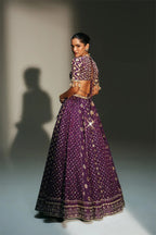 Lehenga Blouse Dupatta Grape Vine