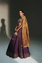 Lehenga Blouse Dupatta Grape Vine