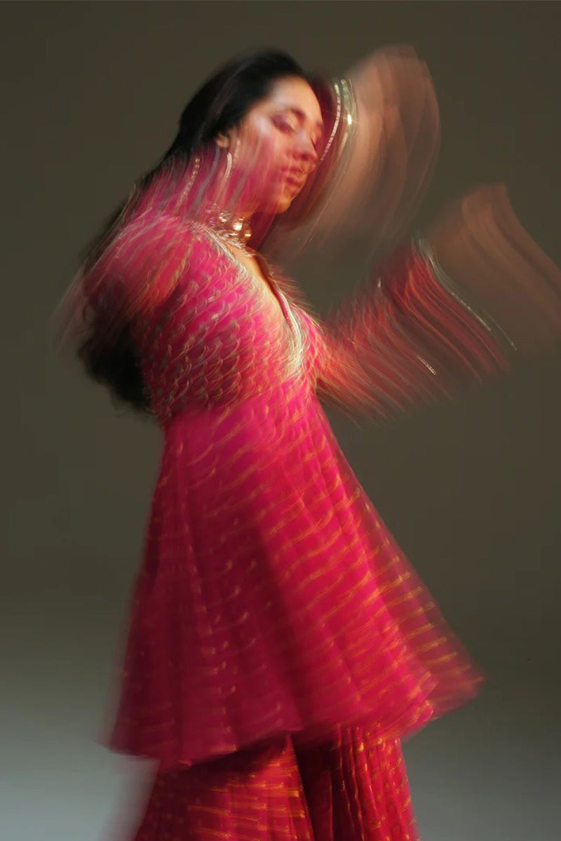 Sharara Kurta Rani Pink