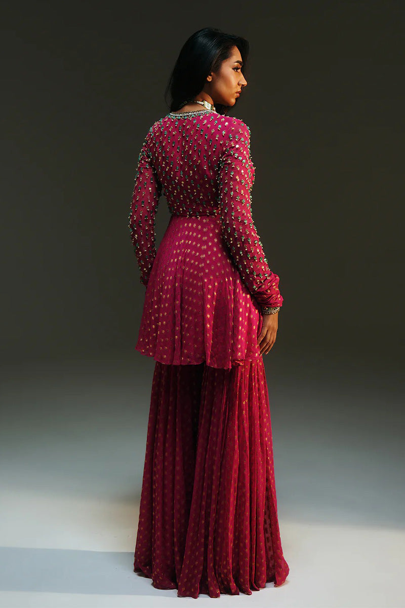 Sharara Kurta Rani Pink