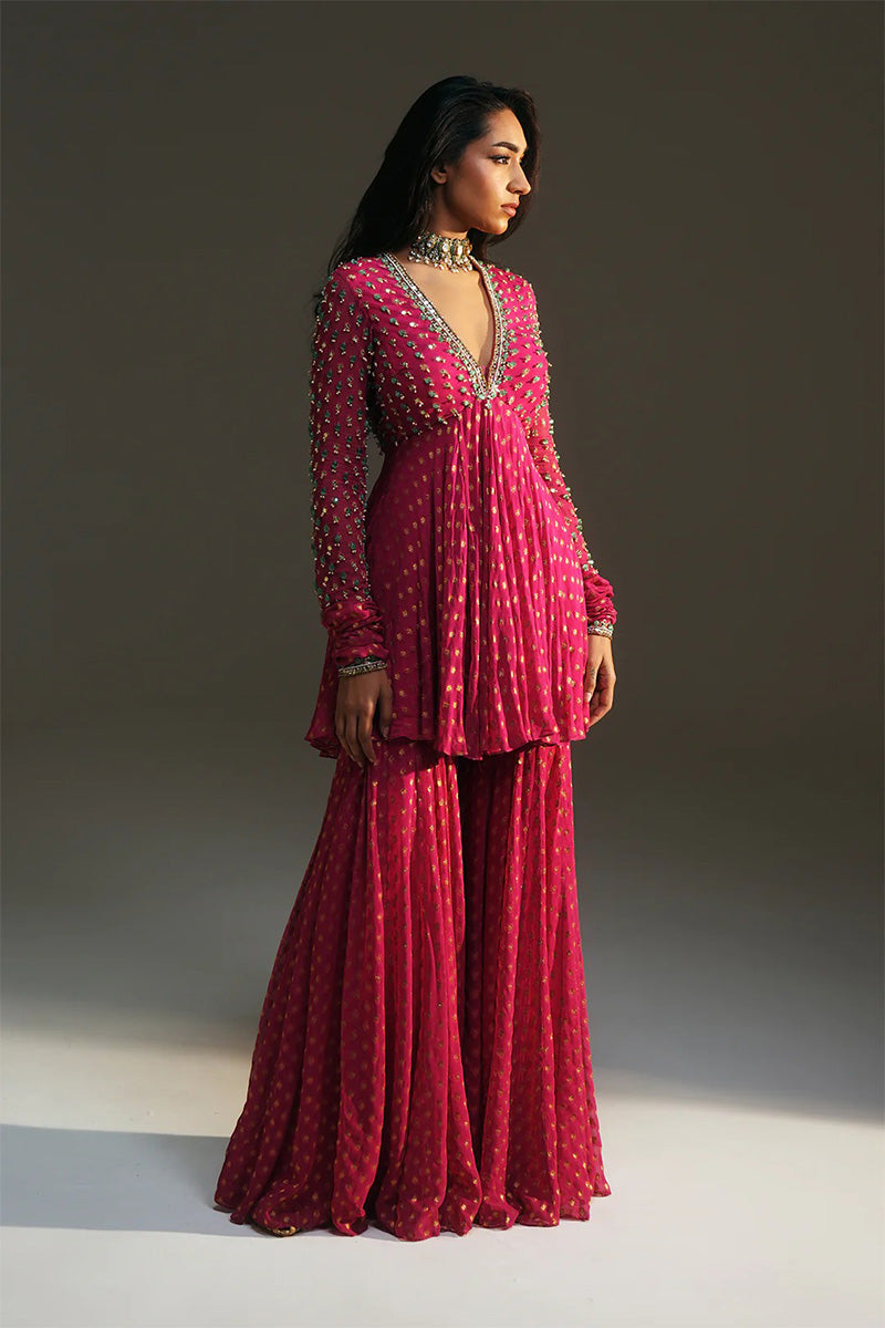 Sharara Kurta Rani Pink
