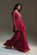 Sharara Kurta Rani Pink