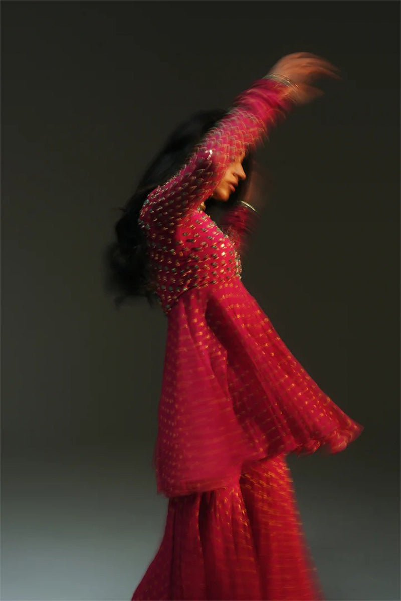 Sharara Kurta Rani Pink