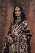 KURTA SALWAR DUPATTA BLACK
