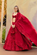 LEHENGA RED