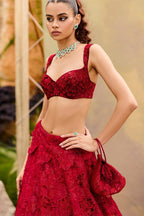 LEHENGA RED