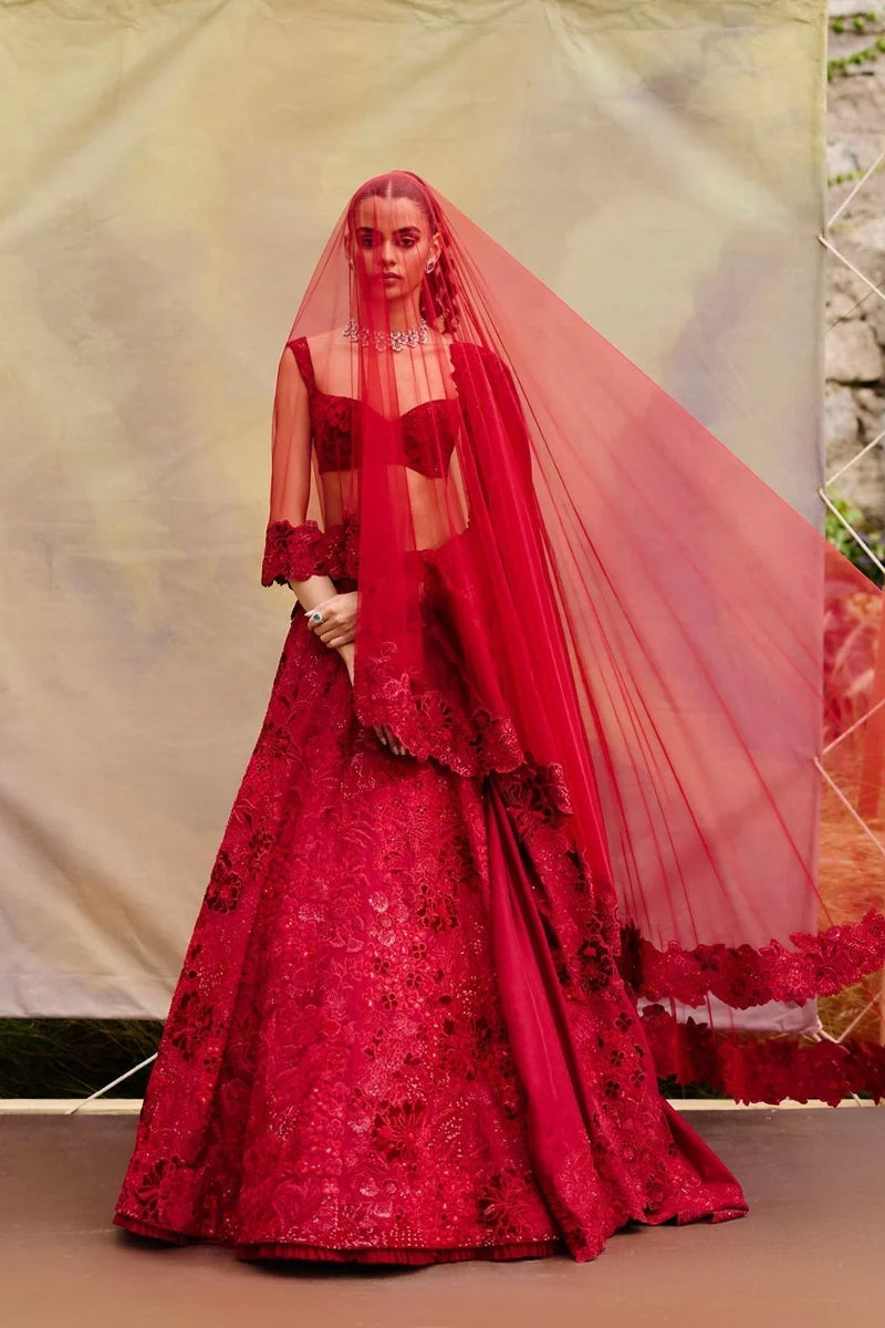 LEHENGA RED