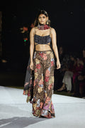Corset Pant Dupatta Black
