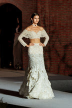 Lehenga Blouse Ivory
