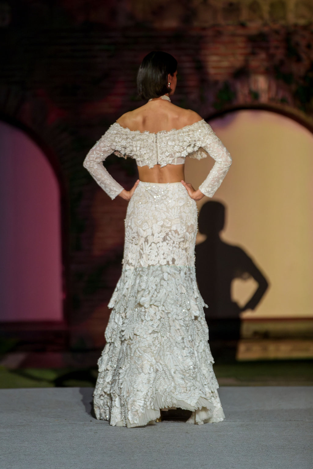 Lehenga Blouse Ivory