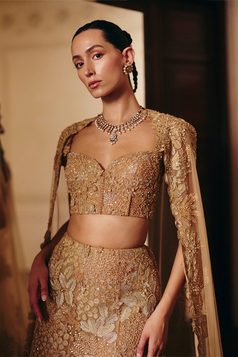 LEHENGA GOLD