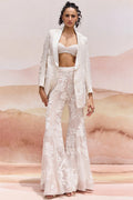 SHARARA BUSTIER BLAZER IVORY