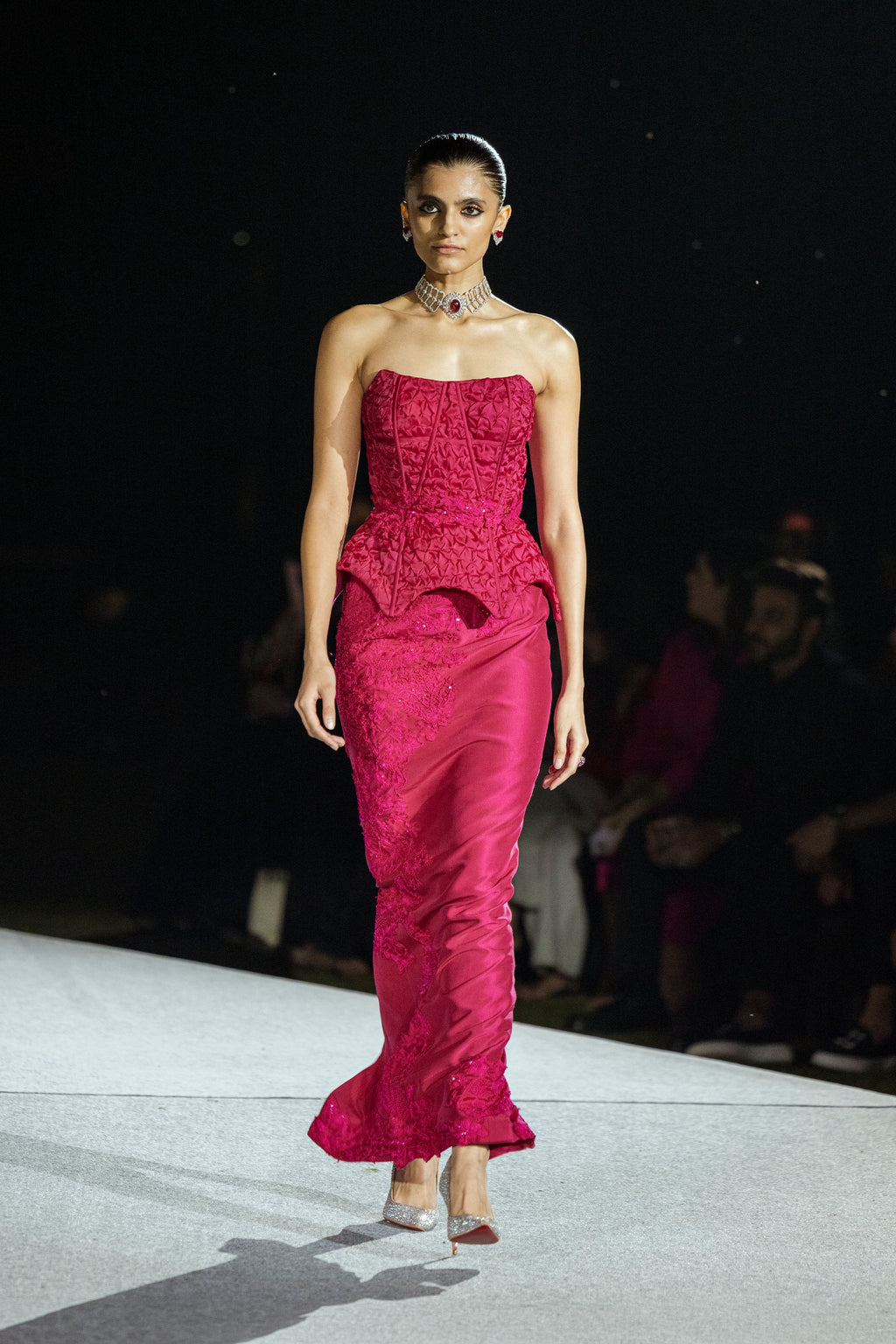 Skirt Corset Fuchsia