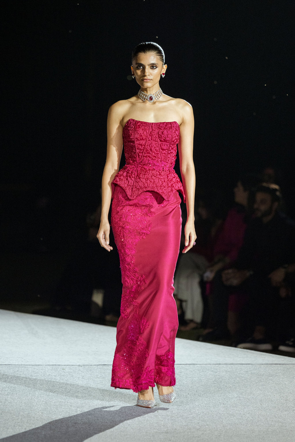 Skirt Corset Fuchsia