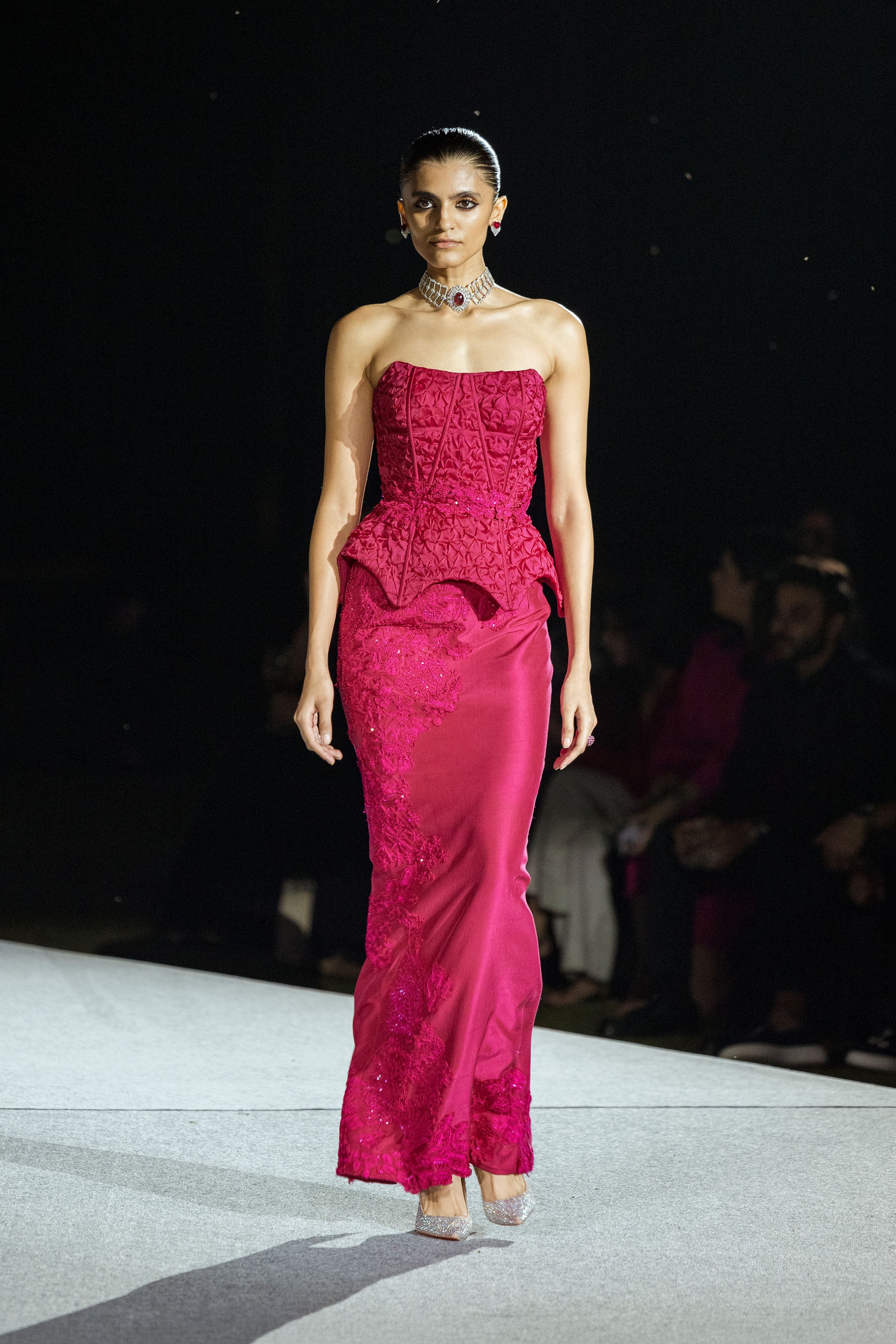 Skirt Corset Fuchsia