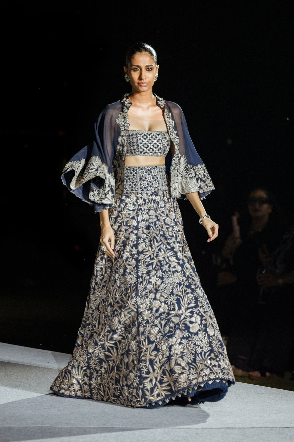 Lehenga Bustier Cape