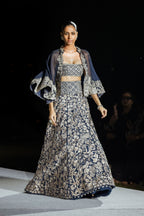 Lehenga Bustier Cape