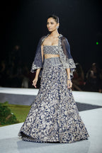 Lehenga Bustier Cape