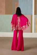 CAPE PANT BUSTIER FUCHSIA