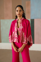 CAPE PANT BUSTIER FUCHSIA