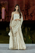 Draped Saree corset Champagne