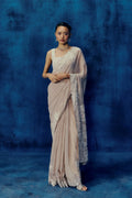 DRAPE SAREE BLOUSE CHAMPAGNE