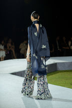 Top Pant Dupatta Navy Blue