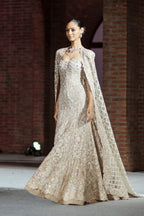 Gown Cape Champagne