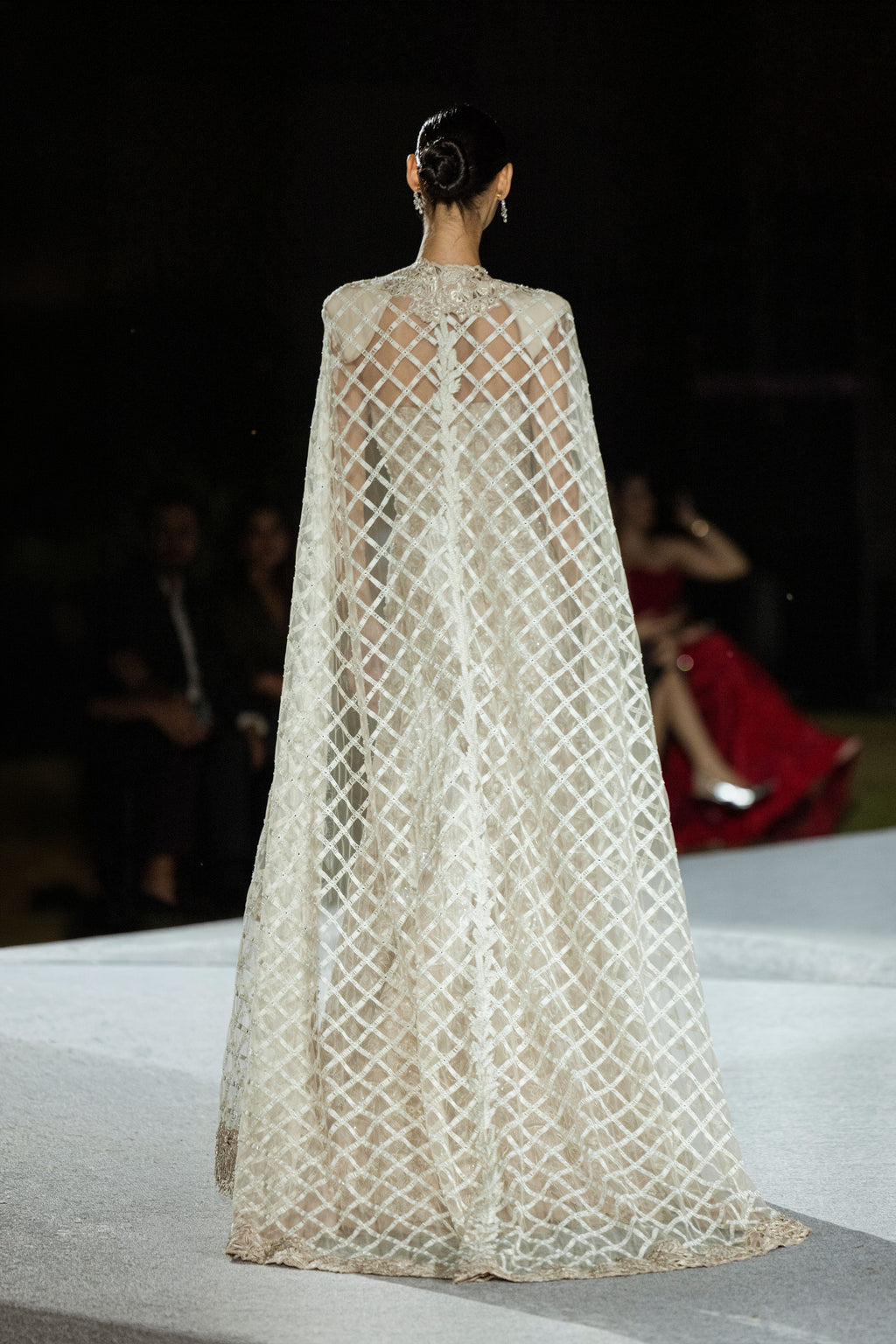 Gown Cape Champagne