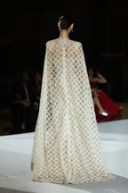 Gown Cape Champagne