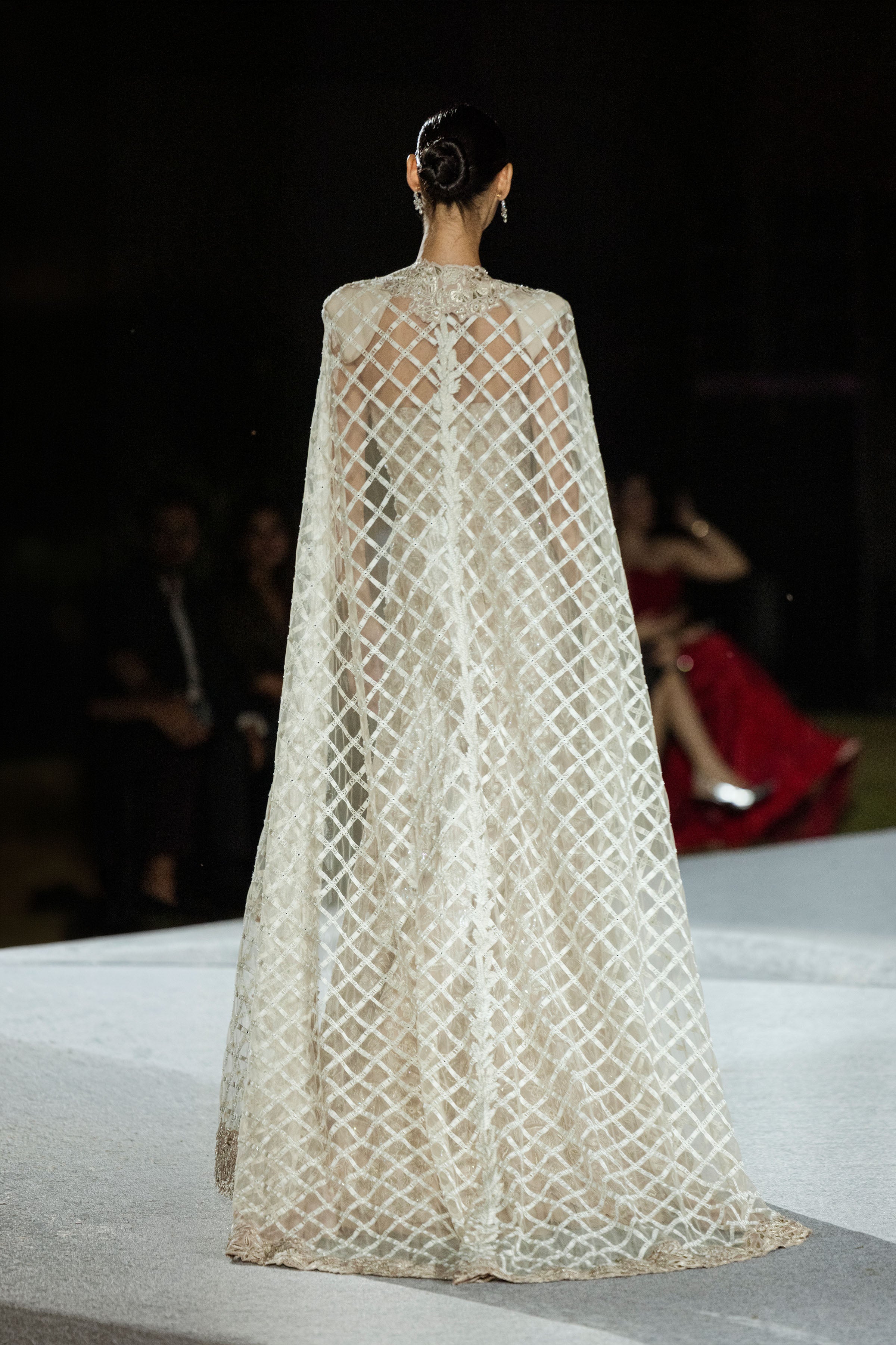 Gown Cape Champagne