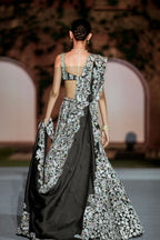 Lehenga Corset Dupatta Black
