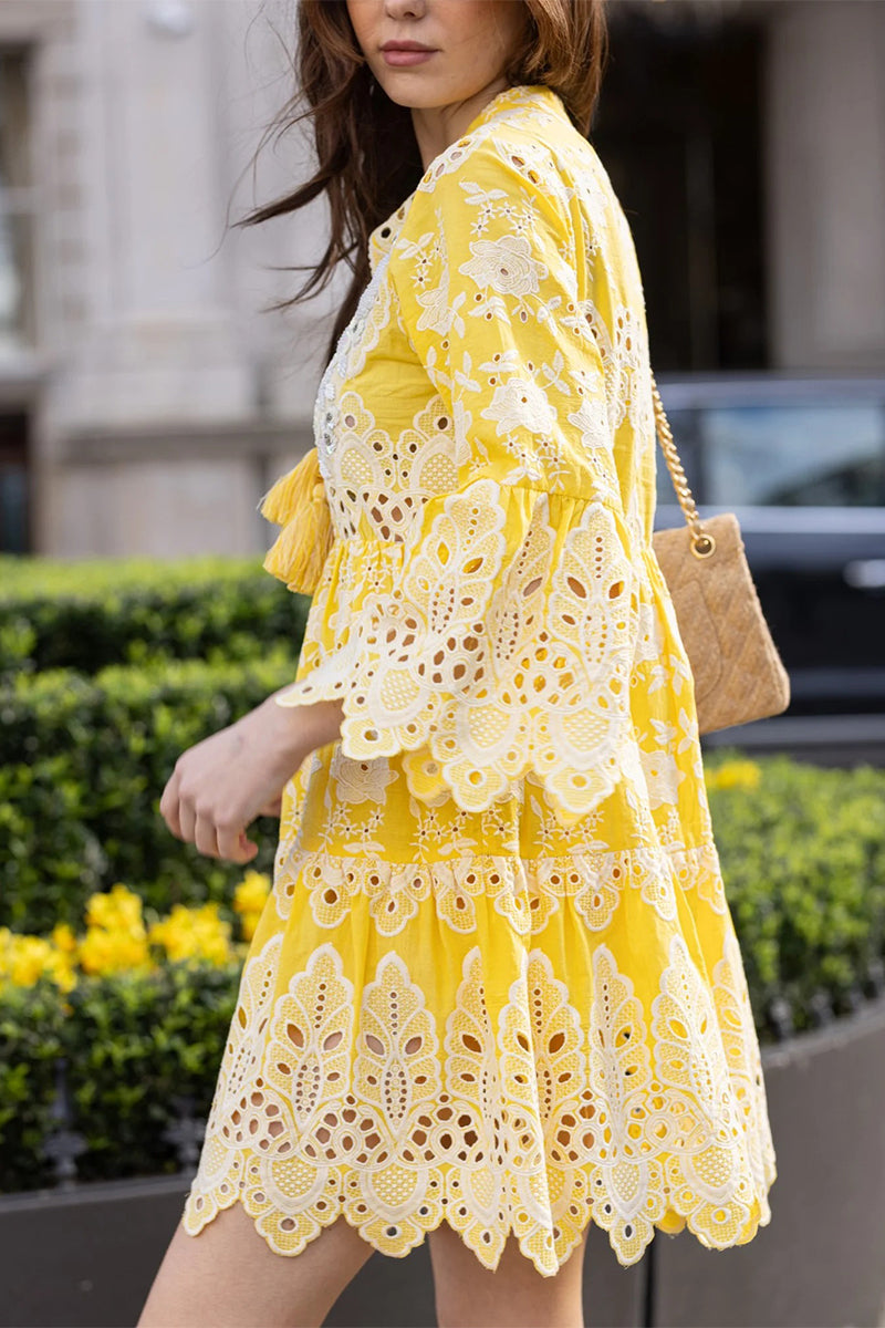 Dress Yellow Multi