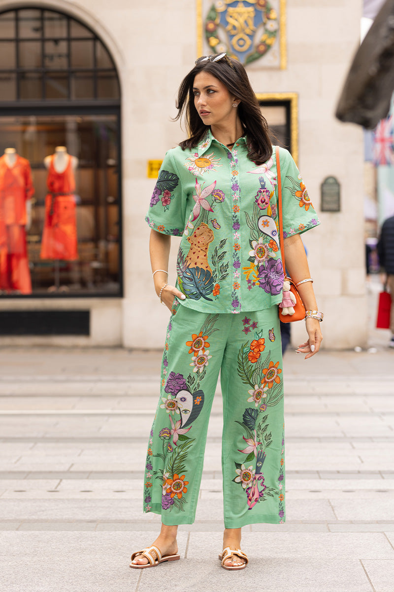 SHIRT PANTS GREEN