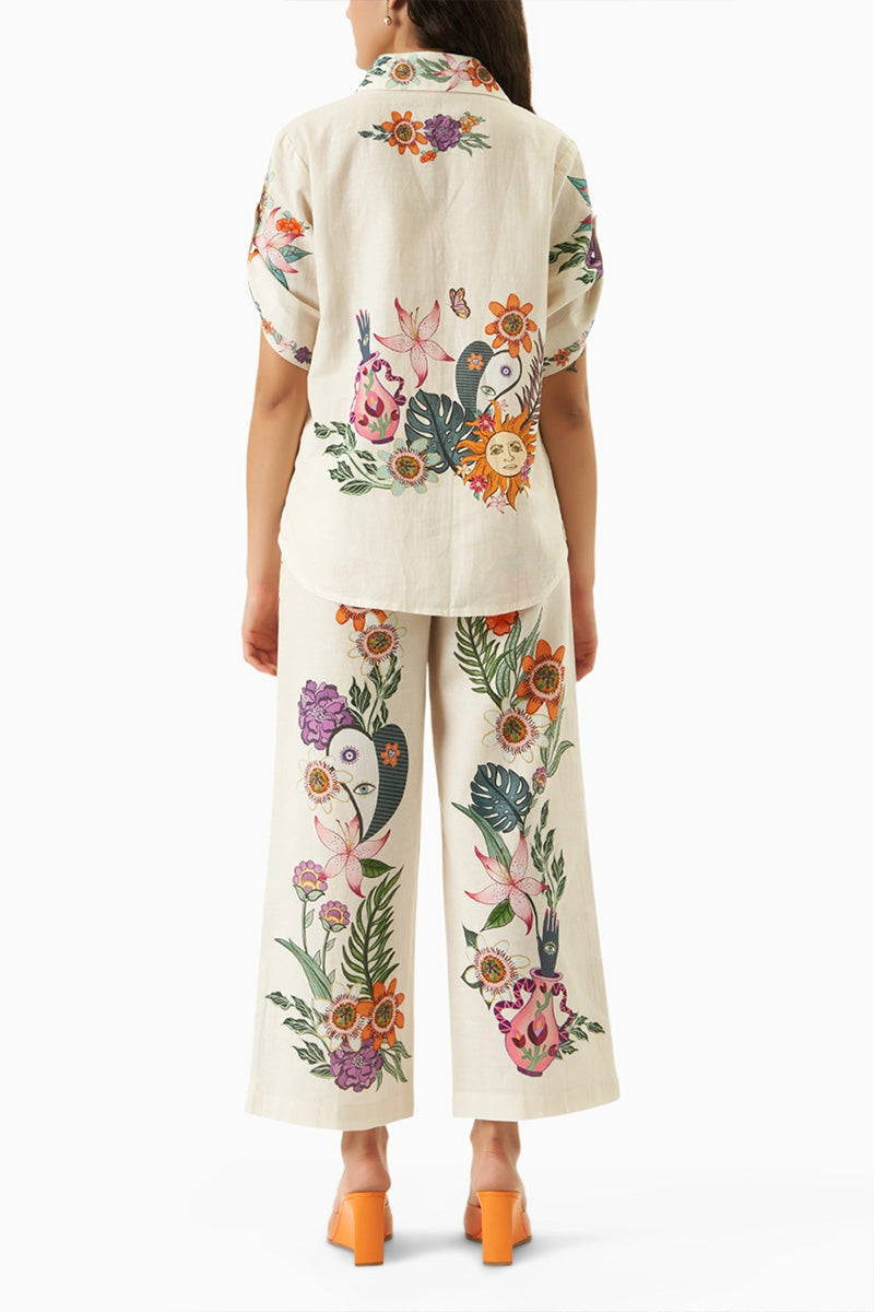 SHIRT PANTS OFF WHITE