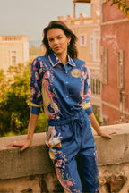 SHIRT PANT BLUE GREEN
