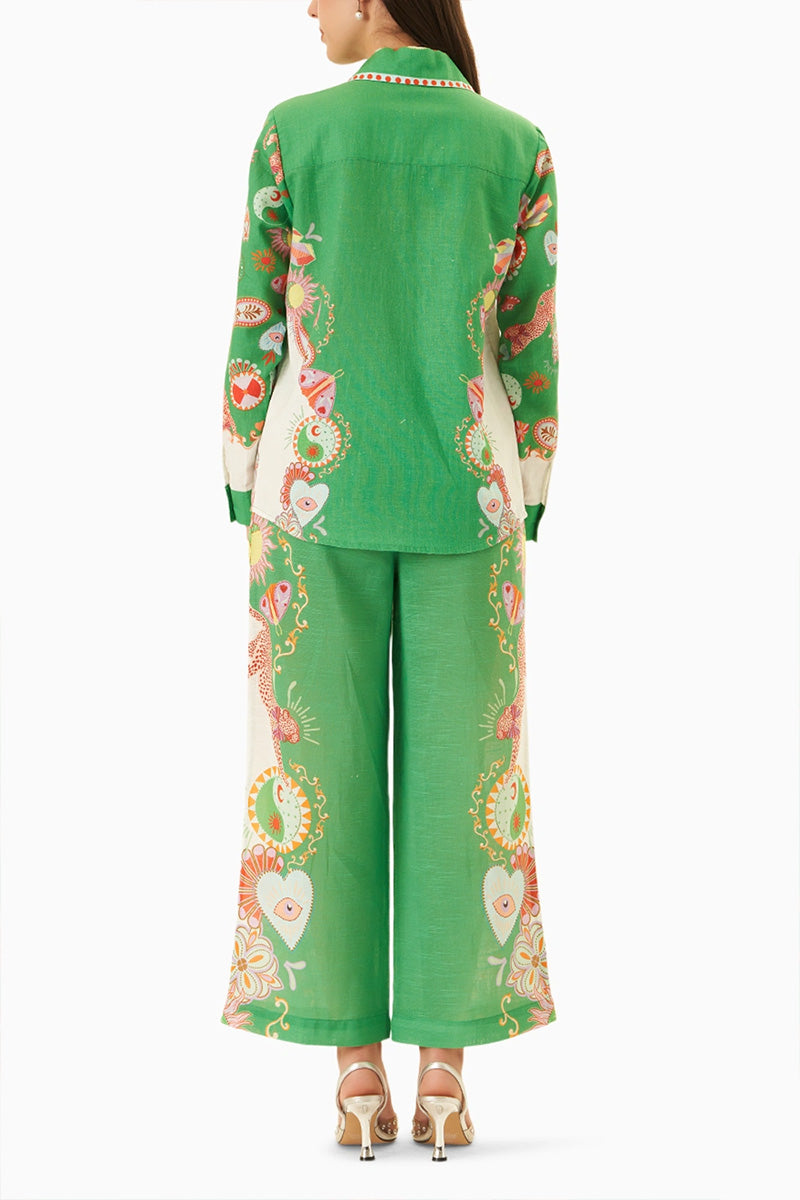 SHIRT PANTS GREEN