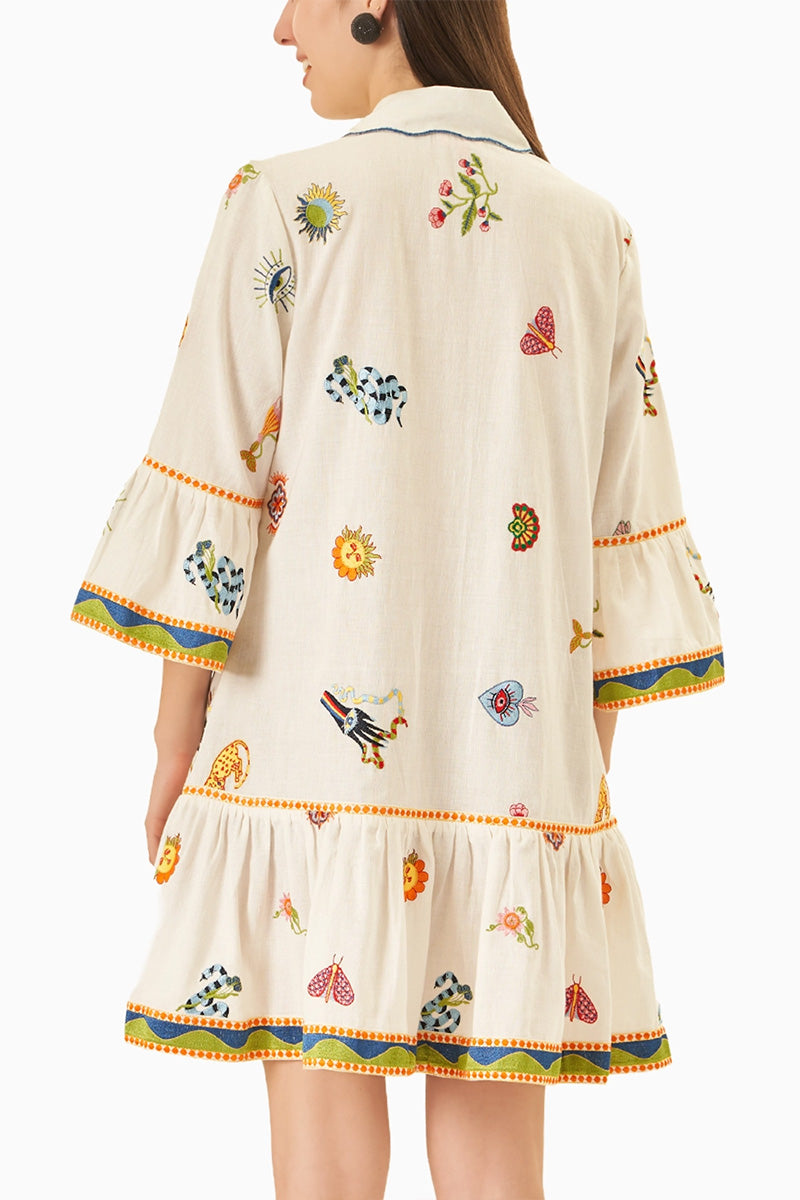 DRESS OFFWHITE