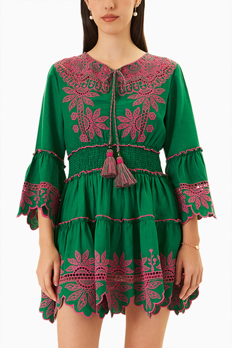 DRESS FOREST GREEN