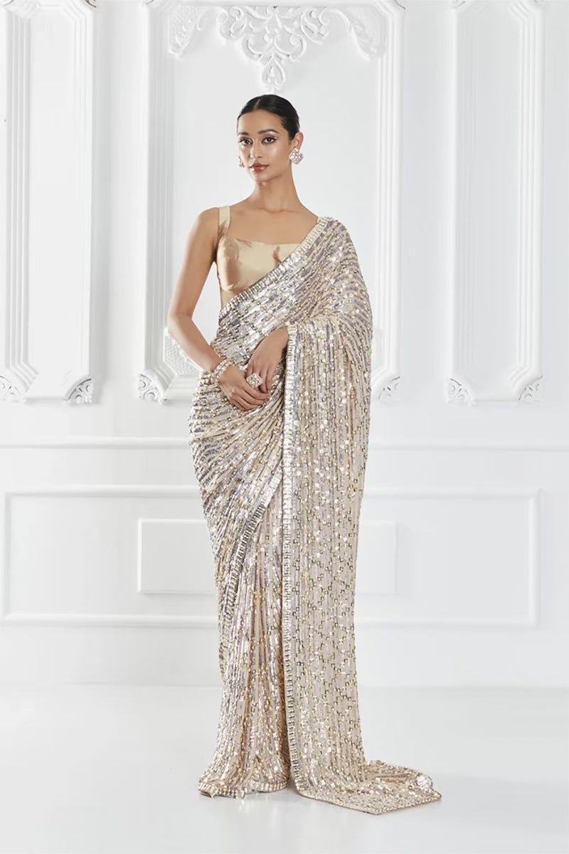 Nude Saree Set – Blouse & Petticoat Fabric