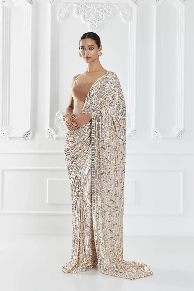 Nude Saree Set – Blouse & Petticoat Fabric