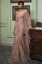 LEHENGA CORSET DUPATTA GOLD