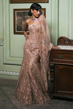 LEHENGA CORSET DUPATTA GOLD
