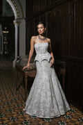 CORSET SKIRT DUPATTA IVORY