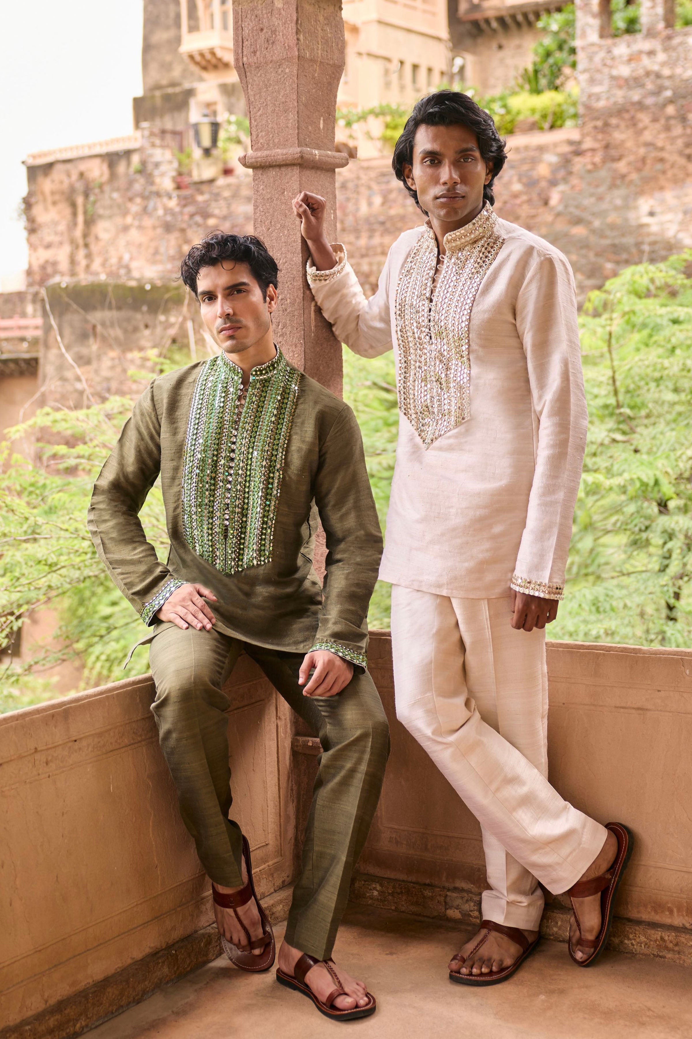 KURTA PANT GREEN