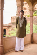 KURTA PANT GREEN