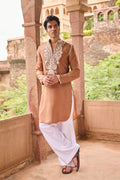 KURTA PANT TAN