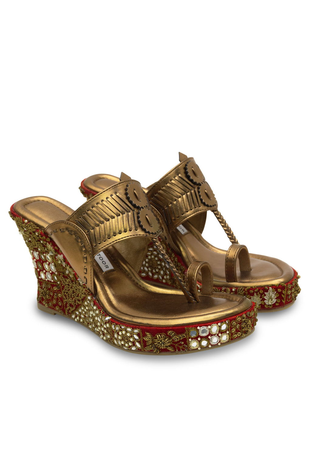 Copper Wedge Heels